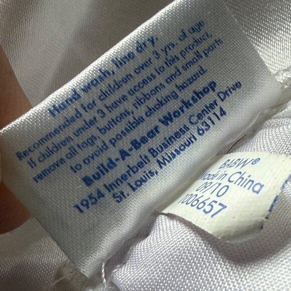 Build A Bear Workshop Multicolor Tulle Dress Spaghetti Straps Bow Stuffed Animal - Picture 5 of 5